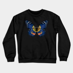 Idaho Flag Butterfly - Gift for Idahoan From Idaho ID Crewneck Sweatshirt